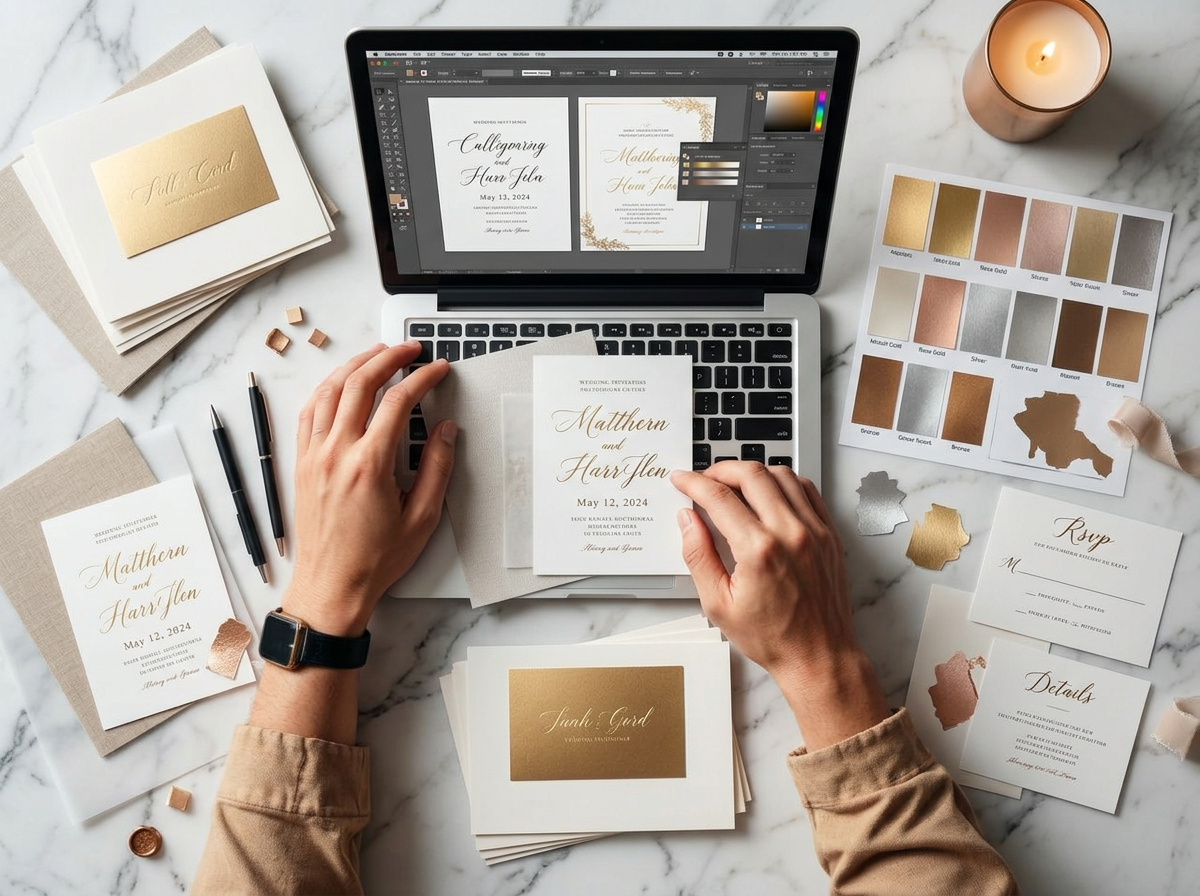 Free wedding invitation design and proofing at Al-Anaab Dubai