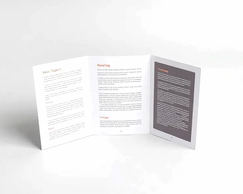 Tri-fold brochure printing Dubai