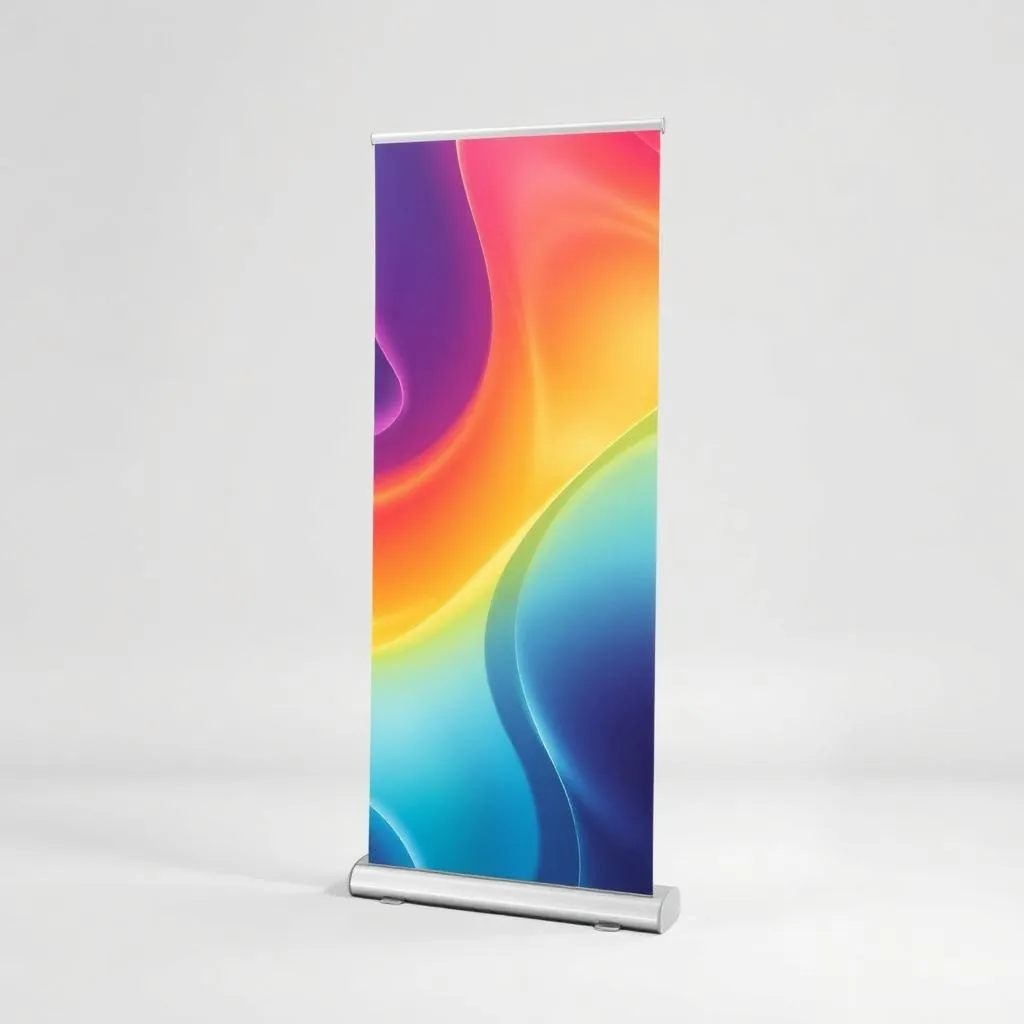 Roll-up banner stand printing for Dubai events and exhibitions
