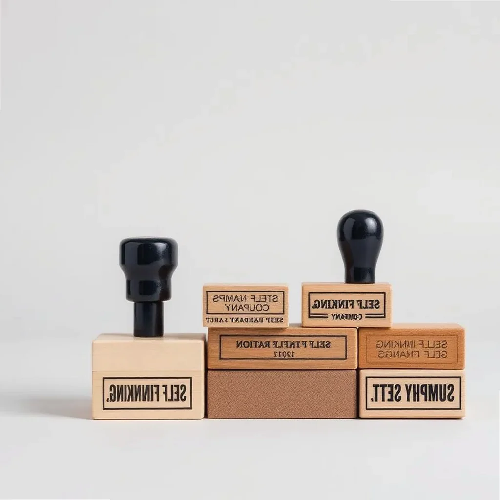 Self-inking company stamp making Dubai