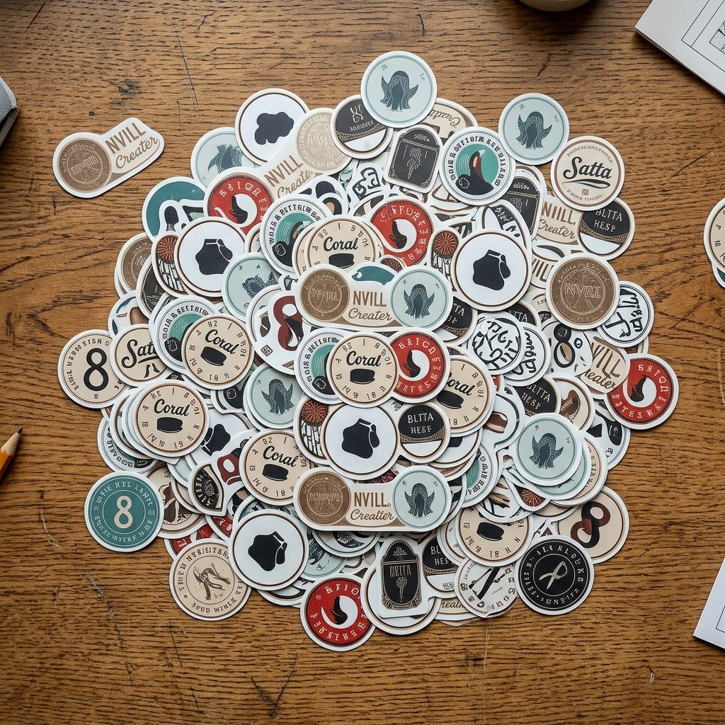 Custom vinyl sticker and label printing Dubai