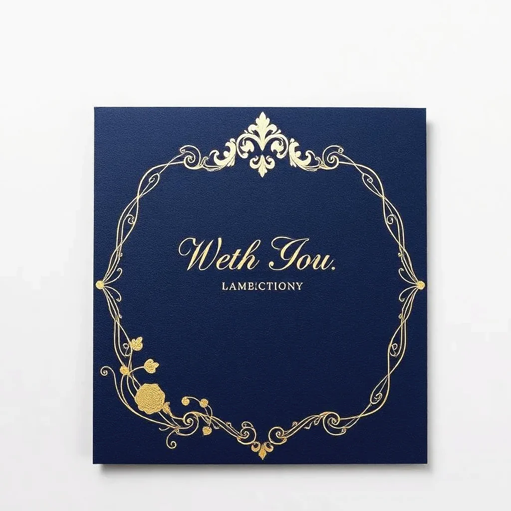 Luxury laser-cut and foil-stamped wedding invitation cards by Al-Anaab Dubai