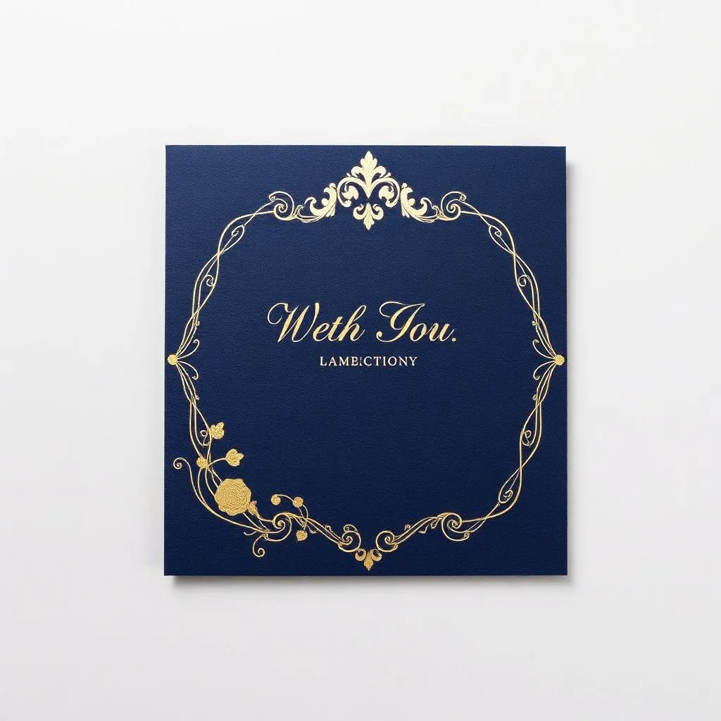 Luxury wedding invitation card printing in Dubai