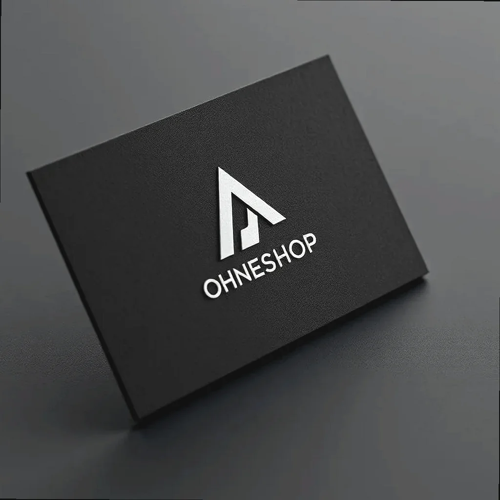 3D raised spot UV business card with tactile glossy logo on matte black stock — Al-Anaab Dubai